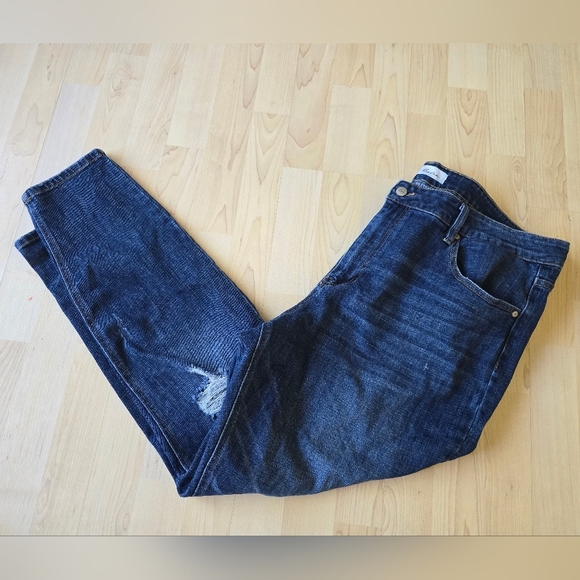 KanCan Straight Distressted Jeans Size 22 - Picture 1 of 10